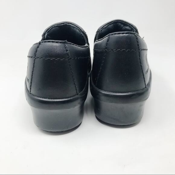 Ariat Black Leather Professional Slip On Work Clogs Shoes composite toe womens 6 - Picture 8 of 16